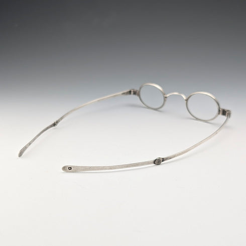 19世紀早期喬治亞時期英國古董純銀小眼鏡,瑪麗安霍姆斯製作