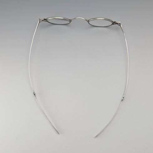 19世紀早期喬治亞時期英國古董純銀小眼鏡,瑪麗安霍姆斯製作