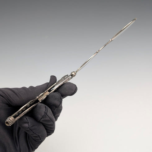 古董美國純銀鏤空設計便攜式折疊眼鏡 Ronietto