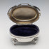 1907 British antique sterling silver jewelry box, 88g, Henry Matthews