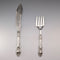 Circa 1852 British antique sterling silver fish server pair, total weight 262g, John Gilbert