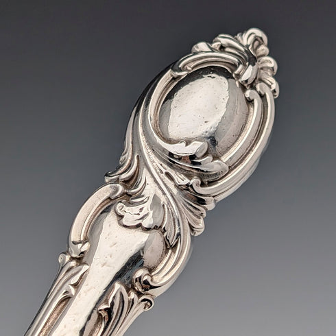 Circa 1852 British antique sterling silver fish server pair, total weight 262g, John Gilbert