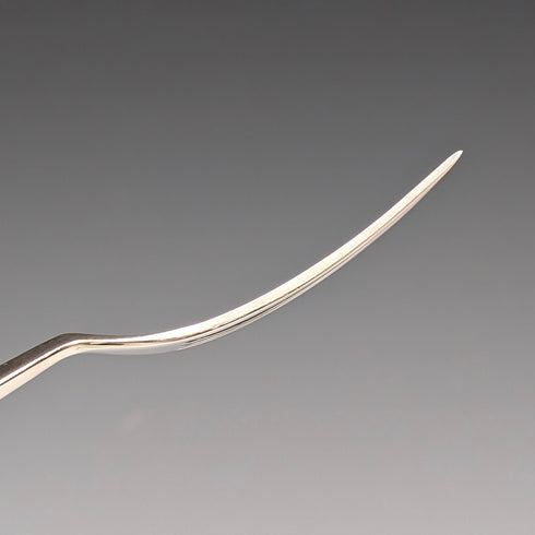 1860年頃 英国アンティーク 白蝶貝ハンドル デザートカトラリー6ペア トレー入