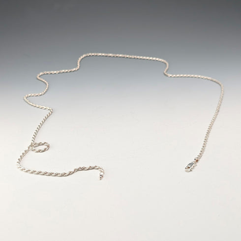 英国ヴィンテージ 純銀製 ツイストチェーン ネックレス90cm 22.3g milor