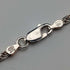 British vintage sterling silver twisted chain necklace 90cm 22.3g Milor