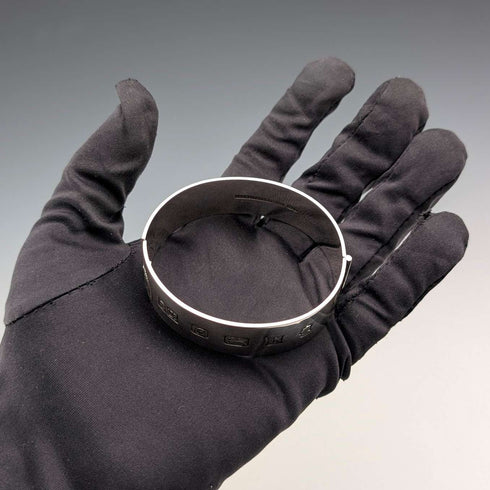 1977 British Vintage Jubilee Sterling Silver Bracelet 44g Bracelon Ltd