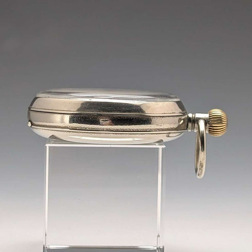 1920年頃 アンティーク オメガ 懐中時計 直径53mm 鉄道時計 合金ケース 動作良好