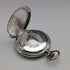 Circa 1910 Antique Longines Pocket Watch with Art Nouveau Decoration, Silver Side Hunter Case, in Good Working Condition