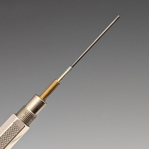 1947 British Vintage Sterling Silver Hexagonal Push-Pull Mechanical Pencil Johnson Matthey