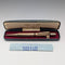 British Vintage Yard O Red Rolled Gold Hexagon Propelled Pencil in Case