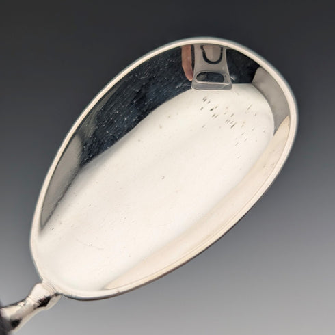 復古英國銀盤林肯小鬼茶葉罐勺