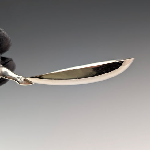 復古英國銀盤林肯小鬼茶葉罐勺