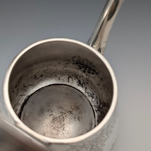 19 世紀晚期英國古董銀盤茶壺 Mappin Brothers