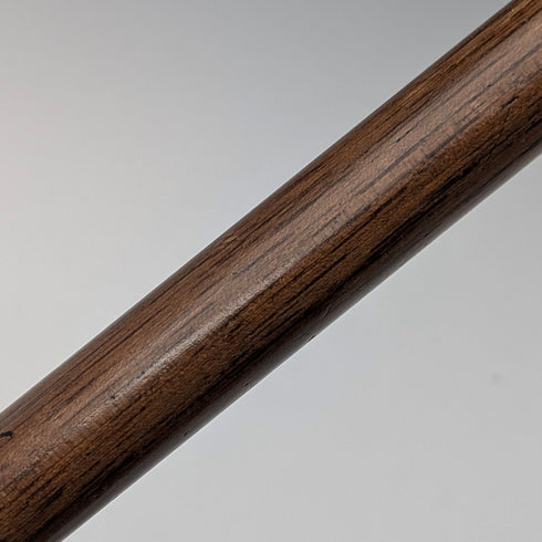 ヴィンテージ タンシャフト 樹脂製ドッグヘッドハンドル ゴールド装飾 杖 90cm