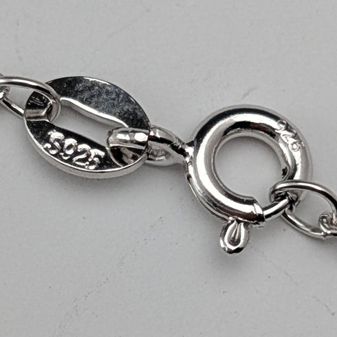 1977 British pure silver Jubilee ingot pendant, 11.8g, with pure silver necklace, MJ