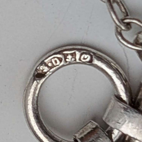 1970 British vintage sterling silver bargate style bracelet 9g