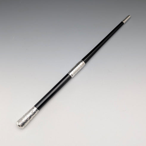 【ご注文品】1935年 英国ヴィンテージ 純銀装飾 指揮棒 コンダクターバトン ケース入り FD