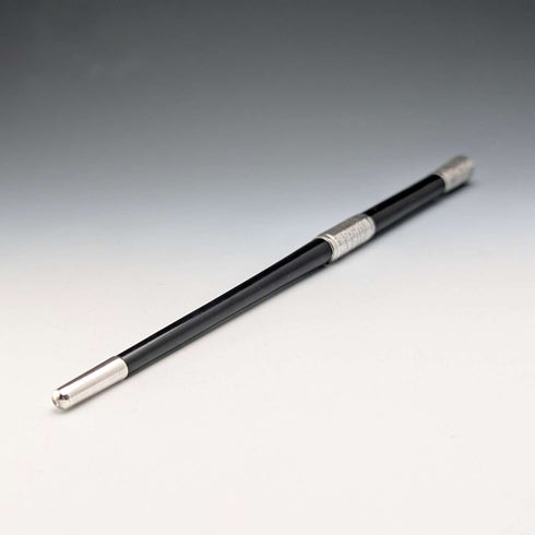 【ご注文品】1935年 英国ヴィンテージ 純銀装飾 指揮棒 コンダクターバトン ケース入り FD