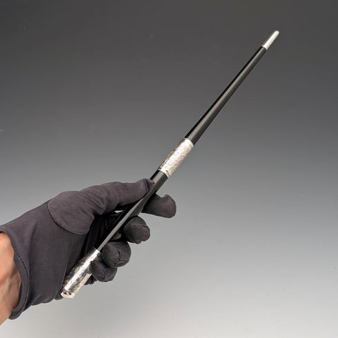 【ご注文品】1935年 英国ヴィンテージ 純銀装飾 指揮棒 コンダクターバトン ケース入り FD