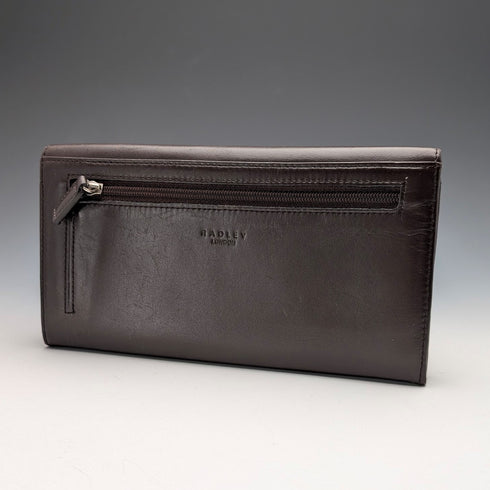 British Radley Brown Cowhide Leather Wallet, Scottish Terrier