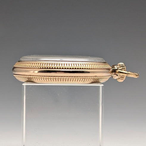 1927年 米国イリノイ バン・スペシャル 60時間駆動 金張りケース 懐中時計 鉄道時計 動作良好