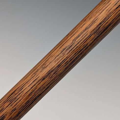 1919年 英国アンティーク ブラウンシャフト 曲がりハンドル 純銀装飾 軽量ステッキ 杖 82cm