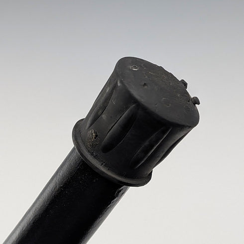 英國復古粗黑桿手杖,配彩繪鴨嘴柄,94厘米