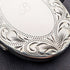 British Vintage Sterling Silver Oval Locket Pendant with Sterling Silver Necklace, 20g Total, JAM