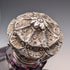 Antique British 800 Silver Lid Purple Cut Glass Portable Perfume Bottle