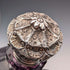 Antique British 800 Silver Lid Purple Cut Glass Portable Perfume Bottle