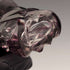 Antique British 800 Silver Lid Purple Cut Glass Portable Perfume Bottle