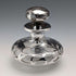Antique American Art Nouveau Silver Overlay Glass Perfume Bottle, Alvin