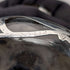 Antique American Art Nouveau Silver Overlay Glass Perfume Bottle, Alvin