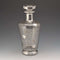 1950s French Vintage Silver Overlay Glass Decanter, Saint Graal