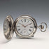 Antique American pocket watch, unsigned, silver niello decoration, hunter case, in good working order