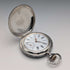 Antique American pocket watch, unsigned, silver niello decoration, hunter case, in good working order