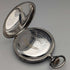 Antique American pocket watch, unsigned, silver niello decoration, hunter case, in good working order