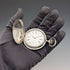 Antique American pocket watch, unsigned, silver niello decoration, hunter case, in good working order
