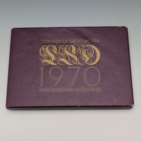 1970 年英國十進制前硬幣,8 枚一套,皇家鑄幣廠