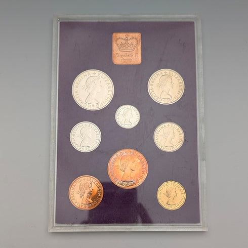 1970 UK Pre-Decimal Coins, Set of 8, Royal Mint