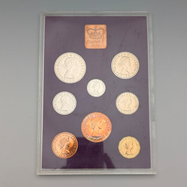 1970 年英國十進制前硬幣,8 枚一套,皇家鑄幣廠