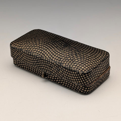 英国ヴィンテージ フローラル装飾 ロールドゴールド製 オーバル型カフリンクス