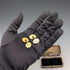 British Vintage Floral Rold Gold Oval Cufflinks