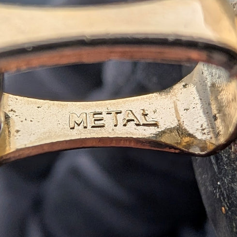 Vintage British Wedgwood Goddess Cameo with Gold-Plated Base and Case.