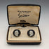 British Vintage Wedgwood Men's Cameo Gold-Plated Cufflinks with Case