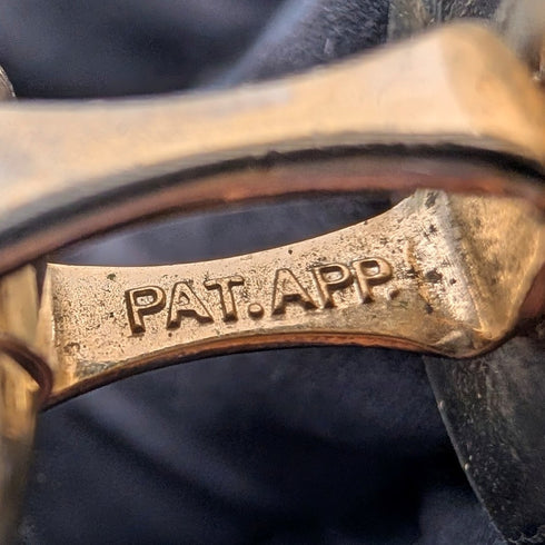 British Vintage Wedgwood Men's Cameo Gold-Plated Cufflinks with Case