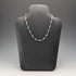 Vintage Sterling Silver Fancy Link Chain Necklace, 42cm, 23g, FOSSIL