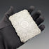 1900 British Antique Scroll Engraved Sterling Silver Card Case, 71g, George Unite