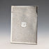 1839 British Antique Wriggle Pattern Sterling Silver Card Case, 83g, Joseph Willmore