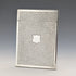 1839 British Antique Wriggle Pattern Sterling Silver Card Case, 83g, Joseph Willmore